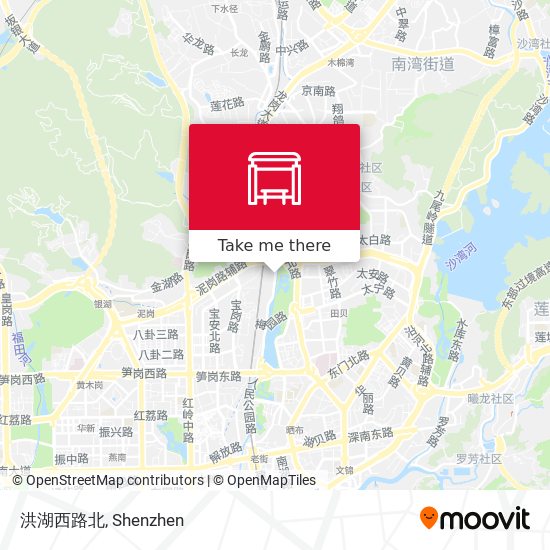 洪湖西路北 map