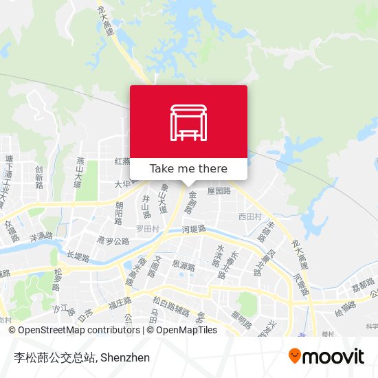 李松蓢公交总站 map