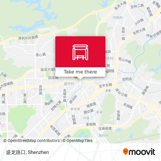 盛龙路口 map