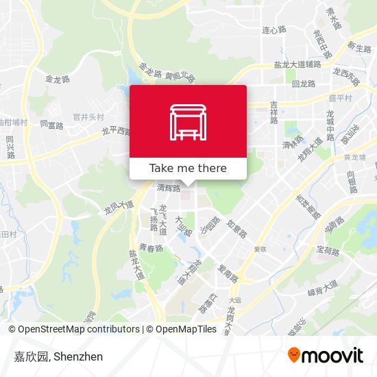 嘉欣园 map