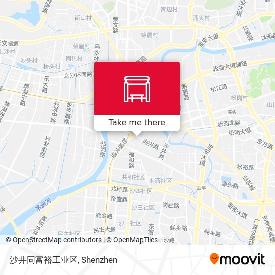沙井同富裕工业区 map
