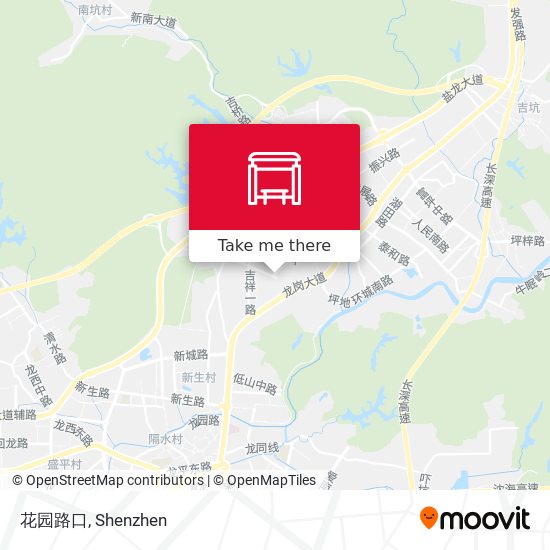 花园路口 map