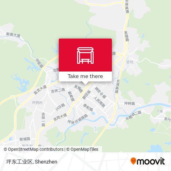 坪东工业区 map