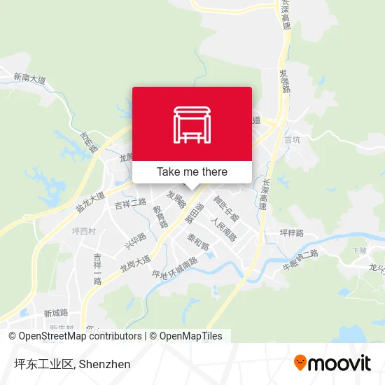 坪东工业区 map