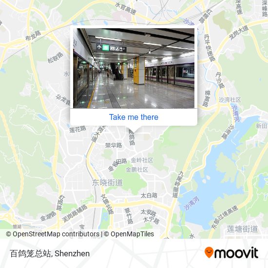 百鸽笼总站 map