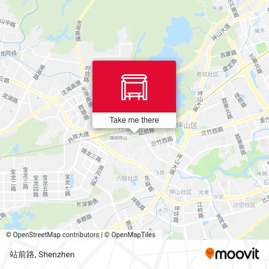 站前路 map