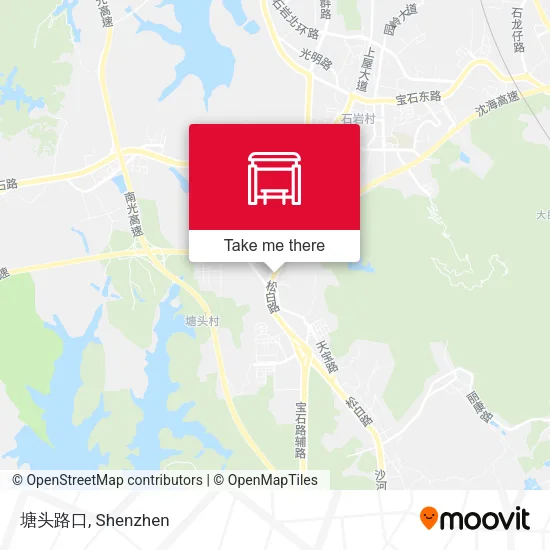 塘头路口 map
