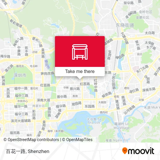百花一路 map