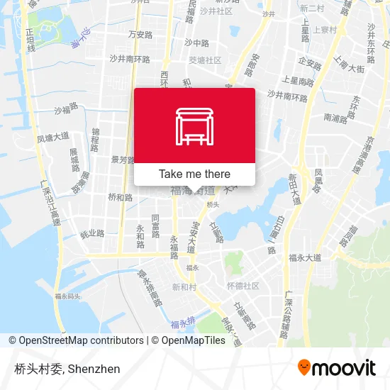 桥头村委 map