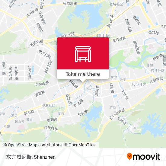 东方威尼斯 map