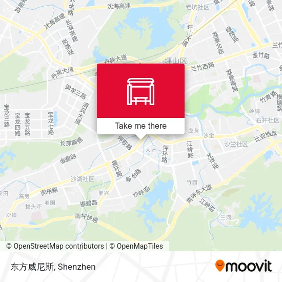 东方威尼斯 map