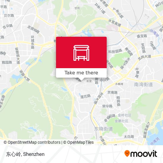 东心岭 map