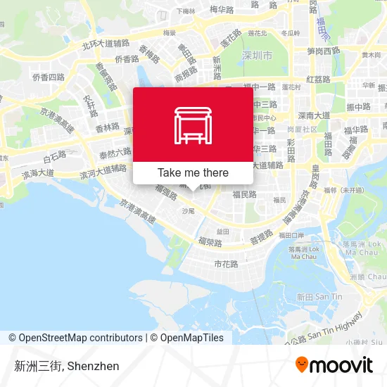 新洲三街 map