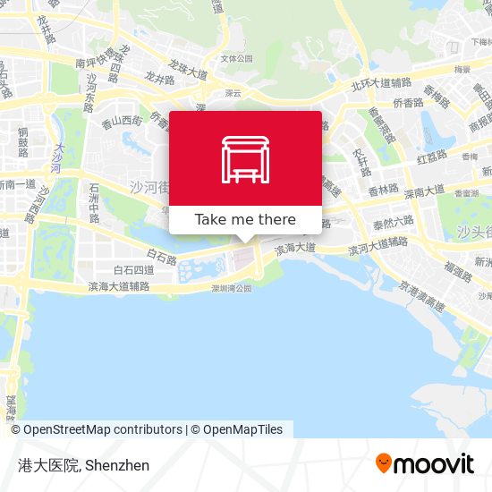 港大医院 map