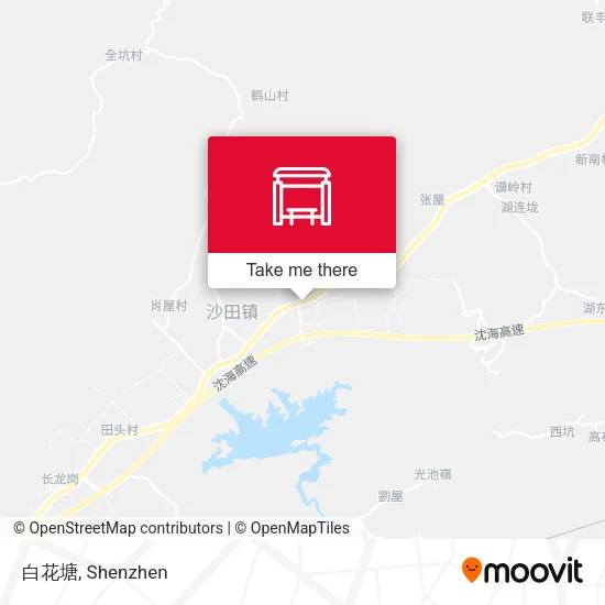 白花塘 map