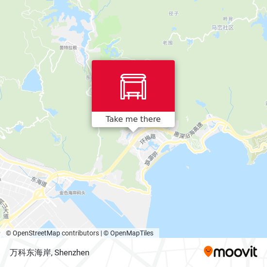 万科东海岸 map