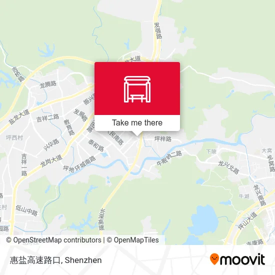 惠盐高速路口 map