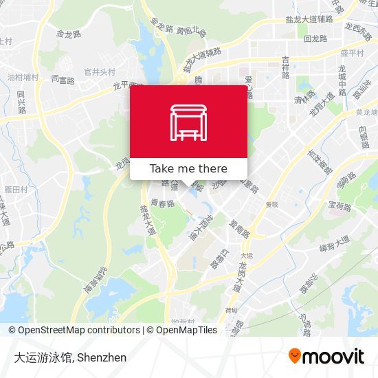 大运游泳馆 map