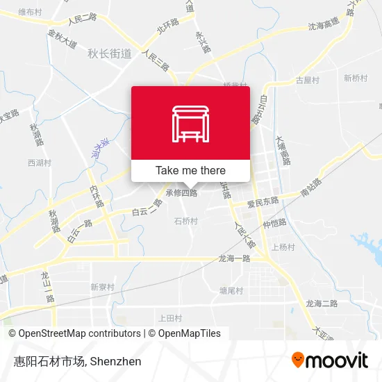 惠阳石材市场 map