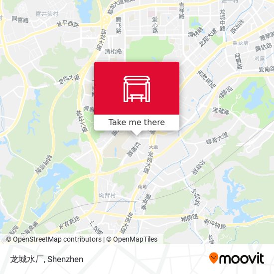 龙城水厂 map