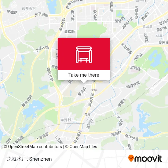 龙城水厂 map