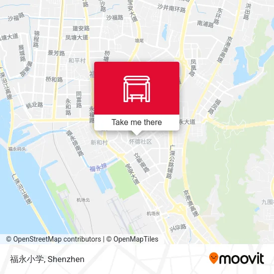 福永小学 map