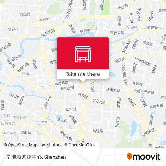 星港城购物中心 map
