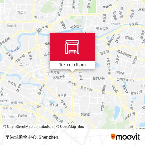 星港城购物中心 map
