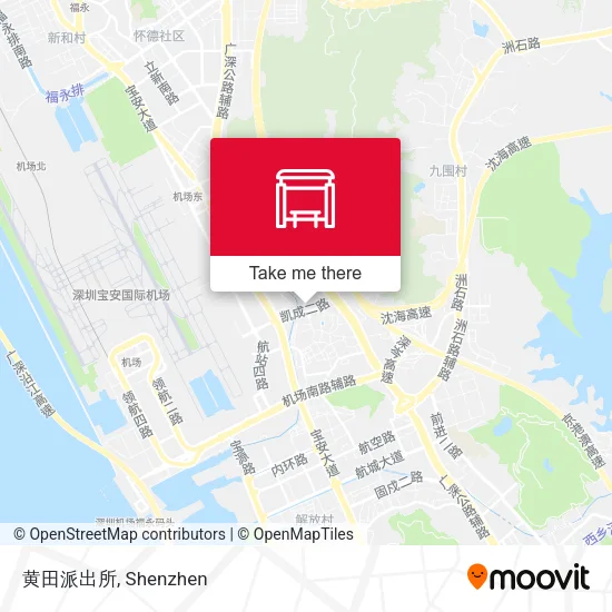 黄田派出所 map