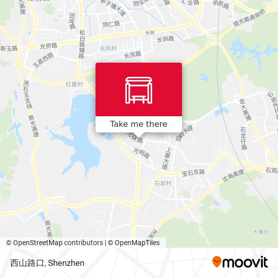 西山路口 map