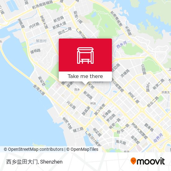 西乡盐田大门 map
