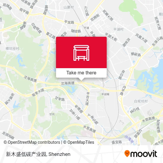 新木盛低碳产业园 map