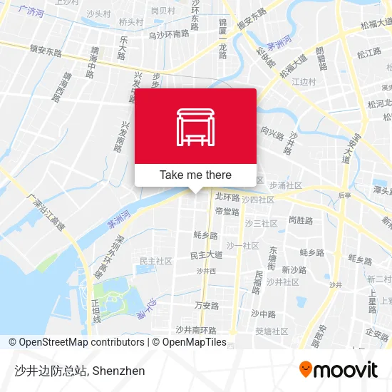 沙井边防总站 map