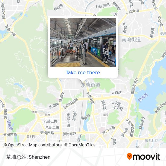 草埔总站 map