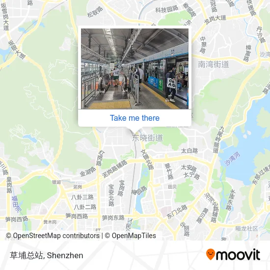 草埔总站 map