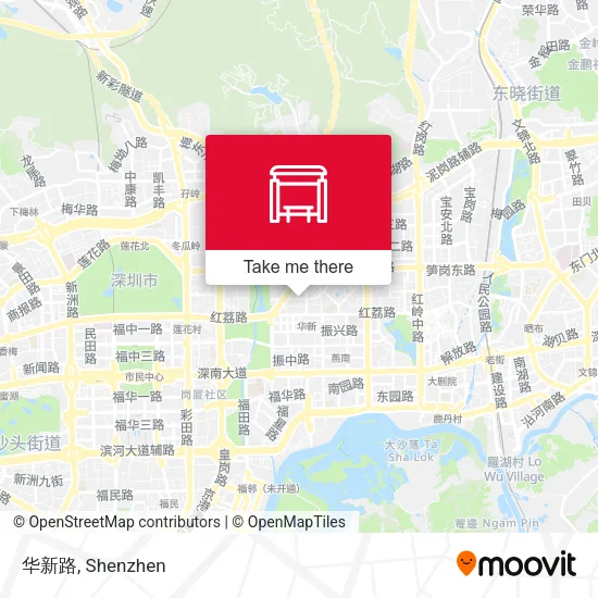 华新路 map