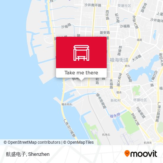 航盛电子 map