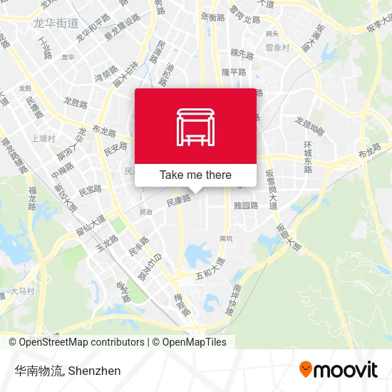 华南物流 map