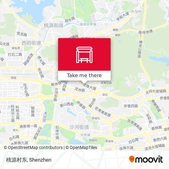 桃源村东 map