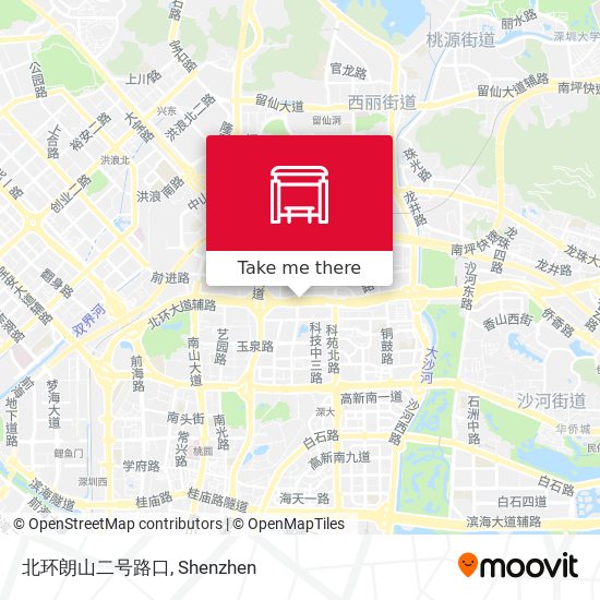 北环朗山二号路口 map