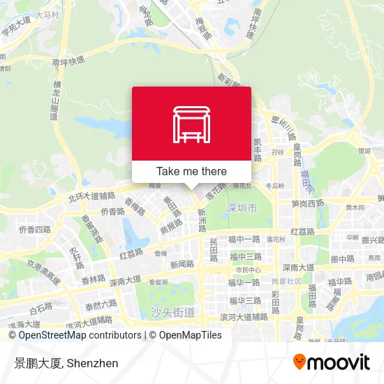 景鹏大厦 map