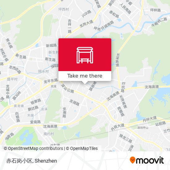 赤石岗小区 map