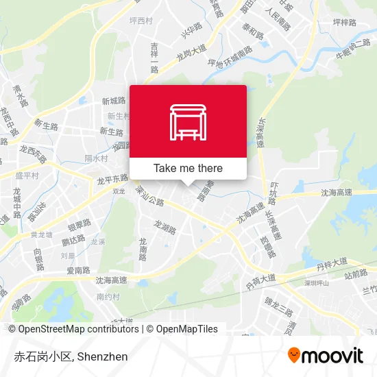 赤石岗小区 map