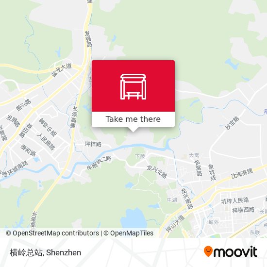 横岭总站 map