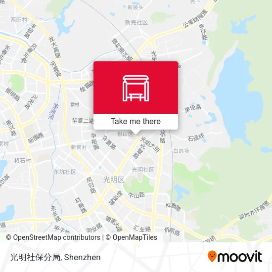 光明社保分局 map