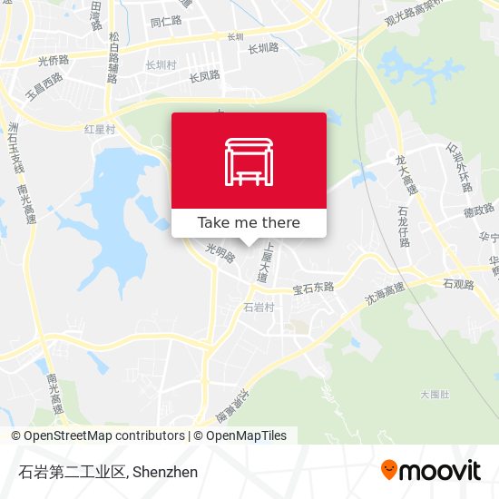 石岩第二工业区 map