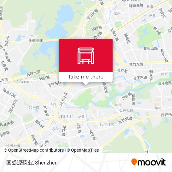 国盛源药业 map