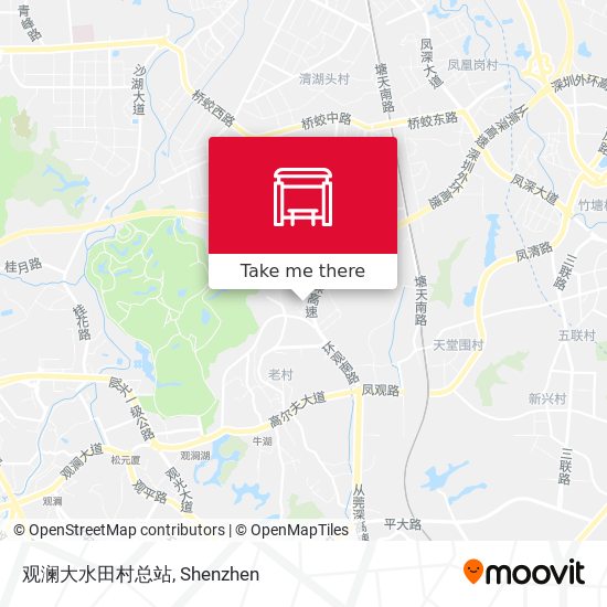 观澜大水田村总站 map
