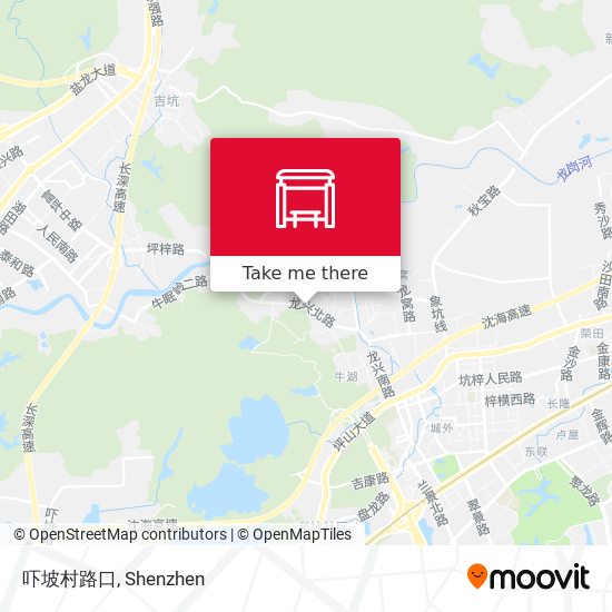 吓坡村路口 map