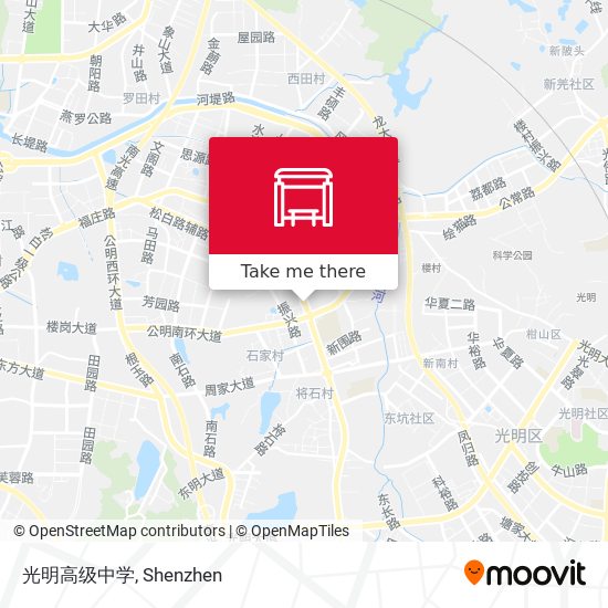 光明高级中学 map